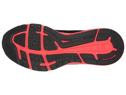 Pace Athletic Womens Asics DynaFlyte 3 Black Flash Coral 4 grande
