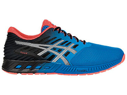 tênis asics fuzex rush adapt azul