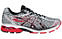 Asics Gel Flux 3 - Cinza e vermelho